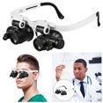 thumbnail image 2 of 8/15/23x Hands Magnifier Eyeglasses with 2 LED Lights, 2 of 8