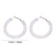 thumbnail image 3 of Pendientes de lazo grandes joyería exquisita 1 par / juego Pendientes de aro grandes para niñas y mujeres ANGGREK Otros, 3 of 8