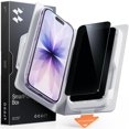 thumbnail image 1 of Protector de pantalla de privacidad SMARTDEVIL para iPhone 17, 2 unidades, 1 of 8