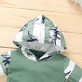 thumbnail image 5 of Toddler Baby Girl Sets 2 Piece Outfits Toddler Kids Baby Dinosaur Stripe Printed Hooded Sweater + Printed Pants Suit For Every Holiday Legging Set 2, 5 of 9