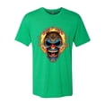 thumbnail image 2 of Wild Bobby, Flaming Laughing Fierce Clown | Mens Cars and Trucks Premium Tri Blend T-Shirt, Envy, Medium, 2 of 3