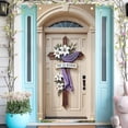thumbnail image 6 of Easter Door Cover Banner, 180x90cm "He Is Risen" Religious Door Curtain, Spring Holiday Porch & Home Decor, 6 of 9