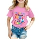 thumbnail image 1 of Playeras Hombre Algodon Camiseta De Manga Corta Holgada Con Cuello Redondo Y Estampado Informal A La Moda Para Niño Y Niña, 1 of 4