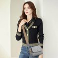thumbnail image 1 of ¡Precios Insuperables!, Bolso bandolera de un solo hombro de piel de gran capacidad con múltiples compartimentos para mujer Akmoler, 1 of 8