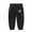 Black, variant on Esaierr 9M-12Y Boys Girls Spring Fall Sweatpants Unisex Kids Cotton Waffle Pants Toddler Baby Casual Bottoms for Daily