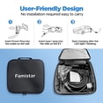 thumbnail image 3 of Famistar Level 1 & 2 EV Charger, 25 ft Adj. 8-32A 100-240V Portable Electric Car Fast Charger, Plug-in Electric Vehicle Charger Staion for J1772 EVS Green, 3 of 8