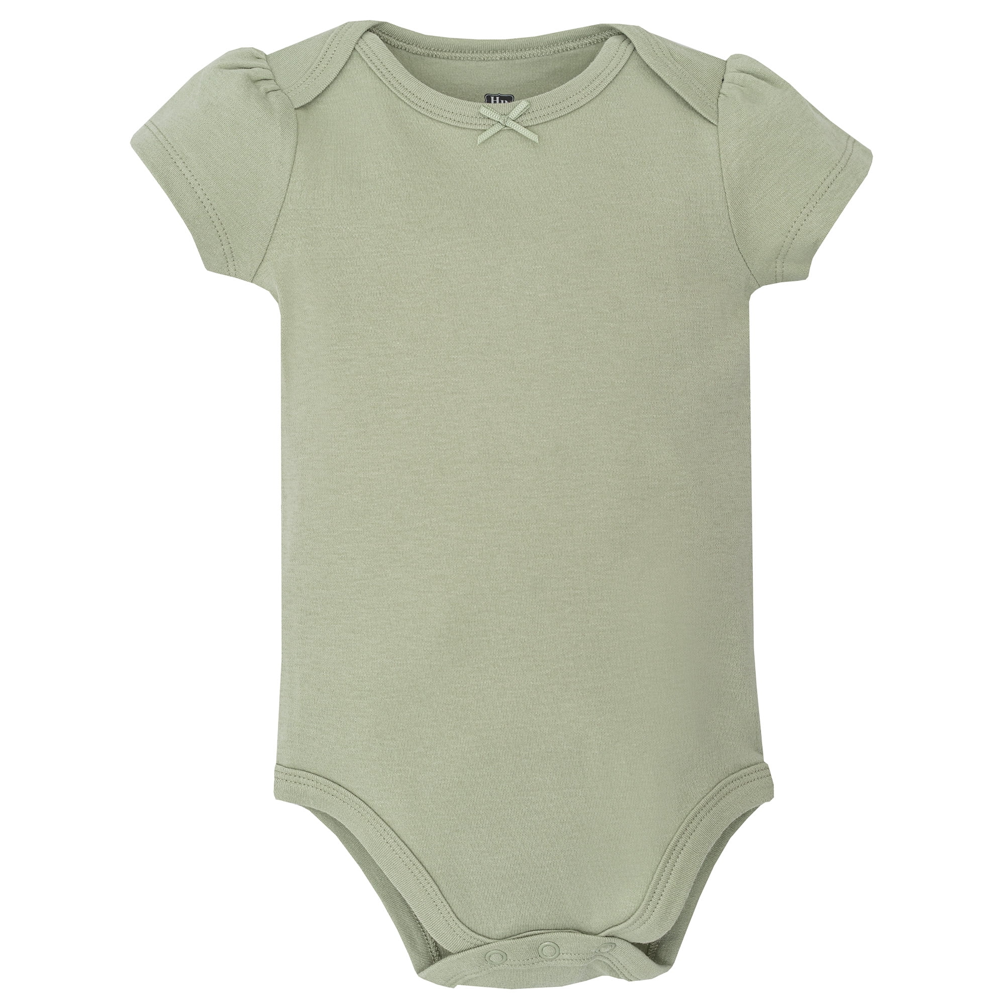 Hudson Baby Infant Girls Cotton Bodysuits 5-Pack, Pastel Wildflower, 3-6 Months