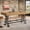 Brown, variant on Finmind 63" Tall Bar Pub Table with Metal Footrest, Rectangular Counter Height Kitchen Dining Table, Industrial Home Bar Unit for Entertaining, Freestanding, Rustic Brown