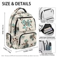 thumbnail image 7 of Yspwyqan Little Girls Horse Bow School Backpack, 17 Inch Casual School Bag, 600D Polyester Adjustable Straps Cow Print Kids Backpack for Preschool Kindergarten Hiking Travel, 7 of 7