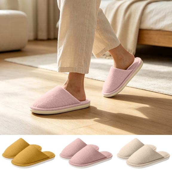 Agkizg Womens Fall Winter Slippers, House Slippers, Soft Sole House Slippers Comfortable Casual Indoor Slippers for Bedroom Office Daily Wear