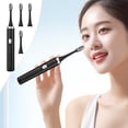 thumbnail image 1 of Binmer Toothbrush,Low Noise, Portable, Smart Timer Toothbrush IPX7 Water Toothbrush Vibration,8 Cleaning Modes, 4 Brush Head Toothb, 1 of 7