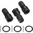 thumbnail image 1 of 3 Pieces 1/2" Square to 1/4" Hex Socket Adapters, Quick Release Chuck Converter Hex Ratchet Socket Wrench for Impact Ratchet Wrench and Screwdriver Bit Holder, 1 of 4