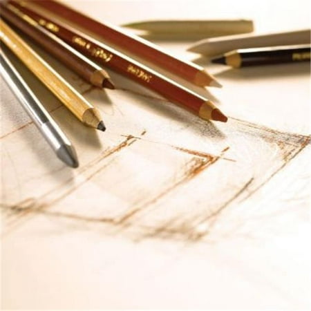 Master the skill of drawing landscapes and portraits with this Conte drawing pencil. The comfortable shape lets you work
