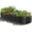 Black, variant on Oval Raised Garden Bed, 5 x 2 x 1FT, Galvanized Steel Planter Box with Wave-Shaped Metal Panels for Outdoor Flower,Tree,Herb & Vegetable Garden (Silver, 60X24X12 inches)