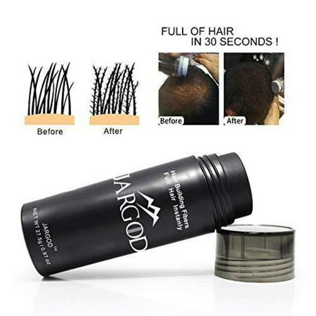 JARGOD Hair Fibers for Instant Volume and Thicker Fuller Hair, Hair Powder for Women and Men, 27.5g