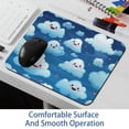 thumbnail image 6 of Cloud Square Mouse Pad, 8.3x9.8 Inch, Non-Slip Rubber Bottom, Printed Desk Mat for Office and Gaming, 6 of 6