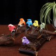 thumbnail image 3 of 12 Pcs Artificial Simulation Pearl Feathered Birds, Feather Mini Bird Decorative Fake Birds for Craft Home Ornaments Garden Wedding Decoration Embellishing, 3 of 8