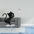 thumbnail image 2 of Reloj de pared con forma de gato, bonito reloj de pared para guardería, sala de juegos, ángel de interior, figura de resina, estatua de ángel, figura, 2 of 8