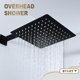 thumbnail image 4 of Head Shower, 12 Inch High Pressure Shower Head, With Adjustable Angle, Silicone Nozzles, Stainless Steel, 4 of 5