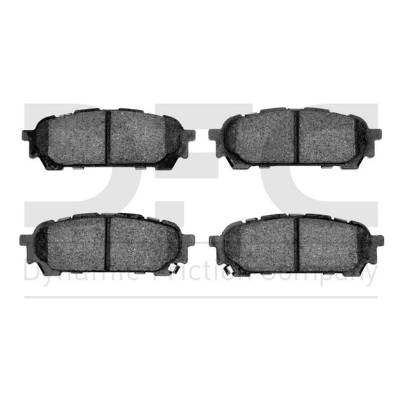 Dynamic Friction Company 5000 Advanced Brake Pads - Ceramic 1551-1004-00-Rear Set For 2003-2007 Subaru Impreza, 2004-2008 Subaru Forester, 2005-2006 Saab 9-2X
