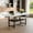 White, variant on 71 Inch Dining Table for 4-6, Modern Rectangular Kitchen Table with 2-Tier Storage, Metal Legs, Large Wooden Dinner Table with Non-Slip Pads, Round Edges, for Living Room, Walnut