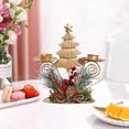 thumbnail image 1 of Porta decorativo de hierro forjado perfecl Candelabro de Navidad, 1 of 8