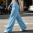 thumbnail image 5 of Yutgune Wide Leg Sweatpants Women Big Bow Drawstring Baggy Sweatpants for Women with Side Pockets, 5 of 7