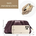 thumbnail image 3 of YooGuoGuo Dressy Vegan Leather Clutch Purse for Women Formal, Soft Pleated PU Evening Clutch for Weddings, Proms, Cocktail-Gemma, 3 of 6