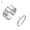 Silver 3, variant on Jiaroswwei 2Pcs/Set Adjustable Couple Rings Heart/Moon/Star/Dolphin Shape Jewelry Creative Exquisite Open Rings for Gifts