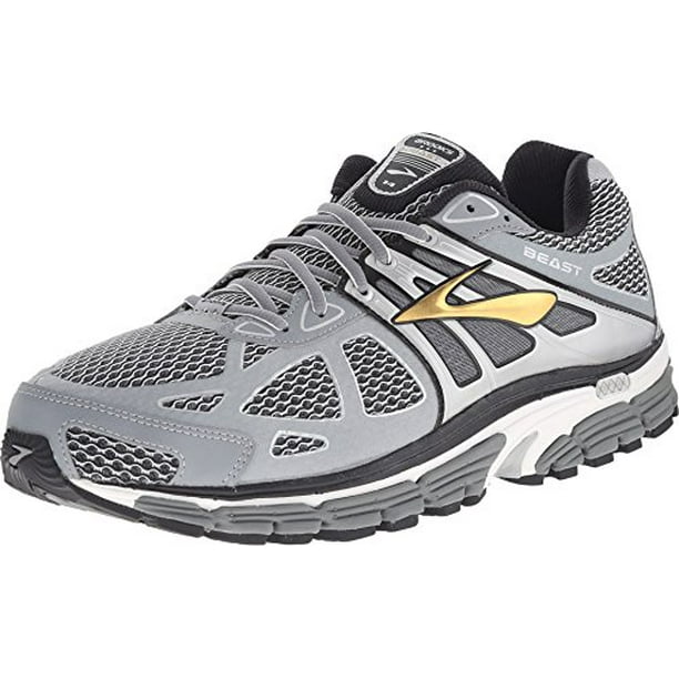 Brooks - Brooks Men's Beast 14 Running Shoe (Silver/Black/Gold, 11.5 EE ...