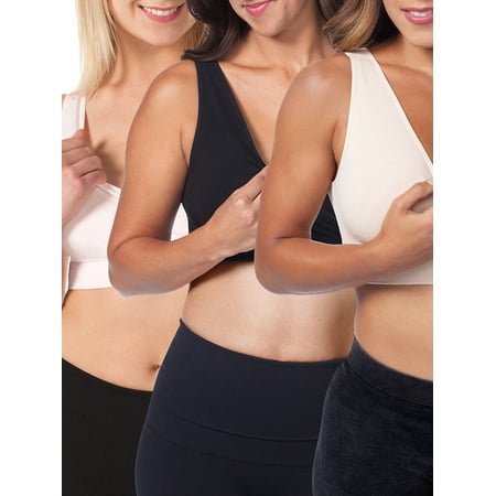 Seamless Crossover Sleep Nursing Bra 3 pack combo