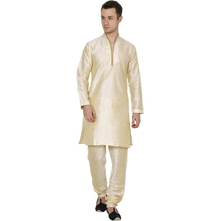 

Royal Kurta Men s Dupion Silk Hineck Kurta Churidar