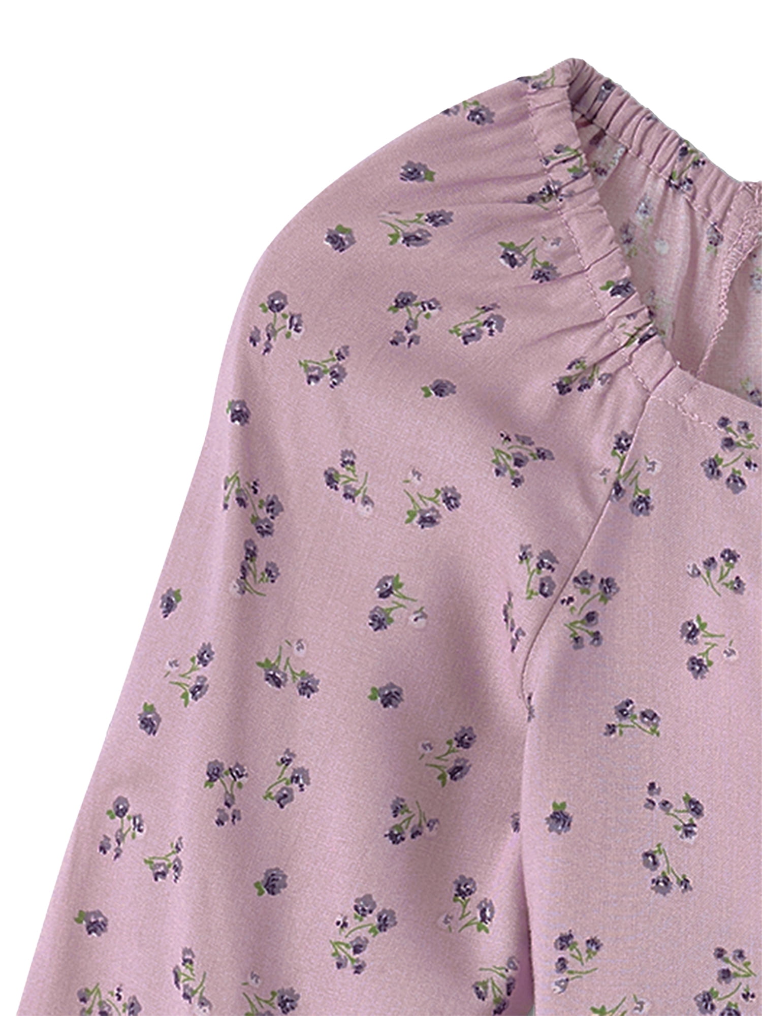 The Children's Place Girls Long Sleeve Floral Ruffle Dress, Sizes XS-XXL