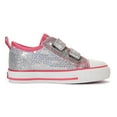 thumbnail image 3 of Weestep Toddler/Littke Kid Girls Glitter School Casual Sneakers, 3 of 6