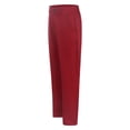 thumbnail image 6 of Girls School Uniform Pants Classic Khaki Straight Leg Flat Front Stretch Twill Trousers Chino Slacks Kids Red, 6 of 9