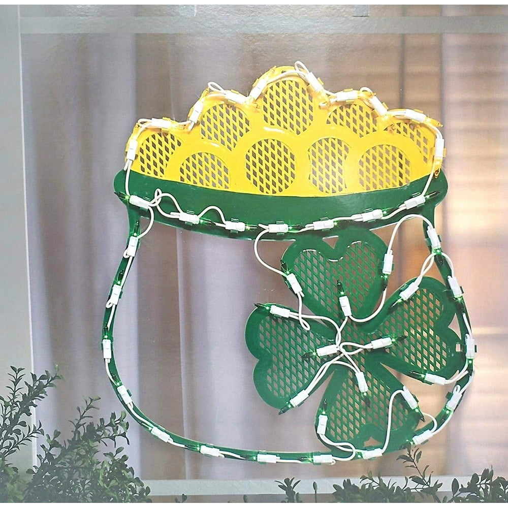 lighted st patricks day decorations
