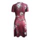 thumbnail image 3 of Vestido Informal Fluido Con Cuello En V y Estampado Para Mujer, Con Bolsillos, Falda Larga Cómoda Para Uso Diario, 3 of 3