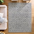 thumbnail image 3 of Better Homes & Gardens Blue/Silver Floral Trellis Indoor Area Rug, 8' x 10', 3 of 5
