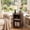 Brown, variant on Aisword Nightstand with Charging Station, Fluted Accent Side Table with Sliding Door and Adjustable Shelf, End Table for Small Space, Walnut