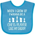 thumbnail image 3 of Inktastic Chess Player Childs Game Boys or Girls Baby Bib, 3 of 4