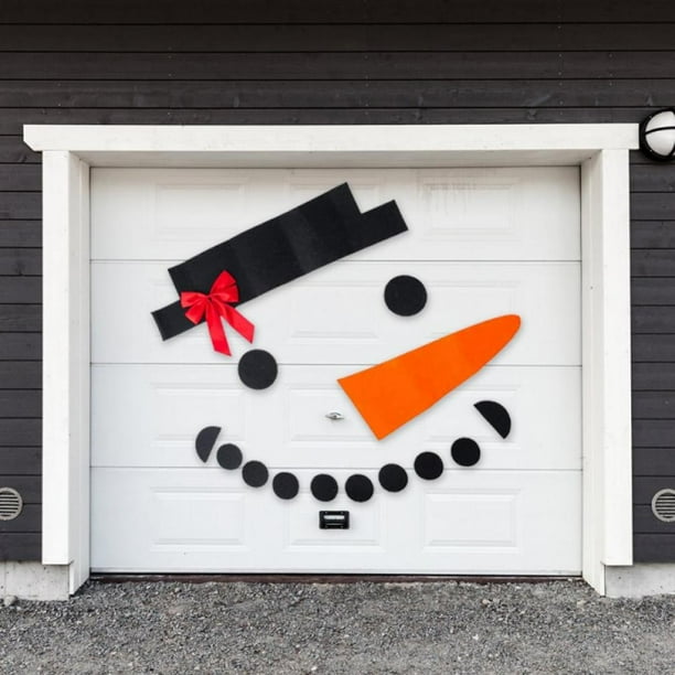 16pcs/set Christmas Snowman Decoration Garage Door Window Decor Kit DIY