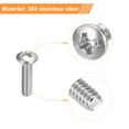 thumbnail image 4 of Uxcell #6-32x1/2" Pan Head Machine Screws, Stainless Steel 18-8 Screw, Pack of 25, 4 of 7
