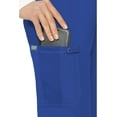 thumbnail image 3 of Med Couture Scrub Pants for Women, Jersey Waist Yoga Bottoms, 6 Pockets with Mid Rise Drawstring Waistband - MC7725, 3 of 7