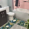 thumbnail image 4 of Juego de alfombrillas de baño | Alfombra de baño de secado rápido de tierra de diatomeas | Alfombrillas de baño súper absorbentes de agua | Alfombrilla de inodoro en forma de U | Alfombra de baño, 4 of 7