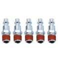 thumbnail image 1 of 5 Pcs 1/4 Inch Npt Male Air Line Fitting Hose Compressor Quick Release Connector For Air Piping Pneumatic Tools Accessories, 1 of 6