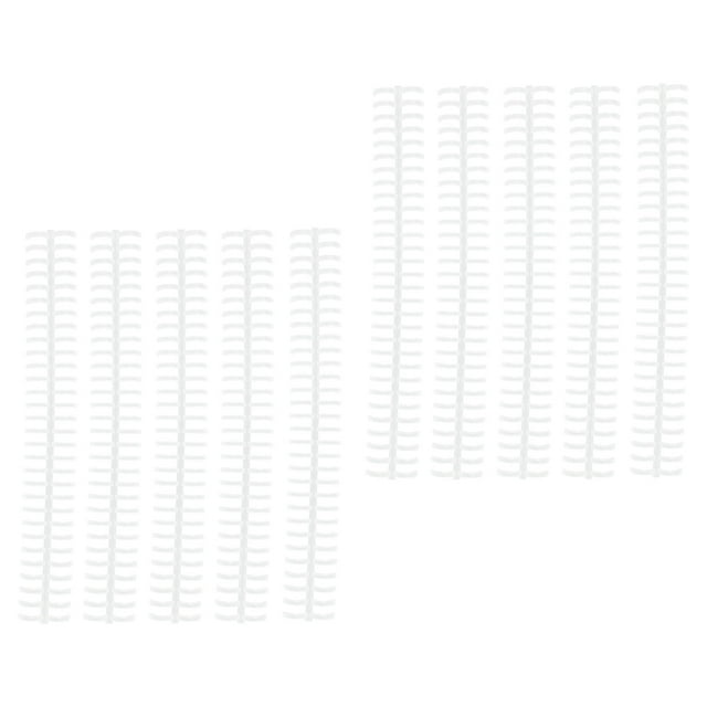 Binding Spines, Manual Bound Wear Resistant Good Gloss 1/2in 30 Holes Binding Coils For Office For Student Transparent