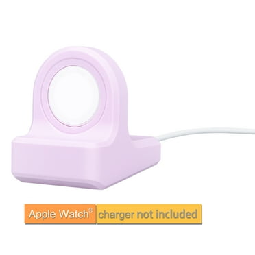 Onn. Apple Watch Stand Pink Compatible for Apple Watch Series 7/SE/6/5/4/3/2/1 Without Charger