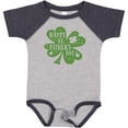 thumbnail image 3 of Inktastic Happy St. Patrick's Day Shamrock in Green Boys or Girls Baby Bodysuit, 3 of 5