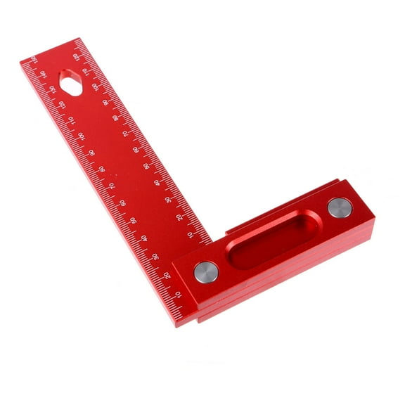 Ciwanning Woodworking Height Ruler Square L Measuring Ruler Measurement Tool Carpentry Ruler Aluminum Scribing Ruler