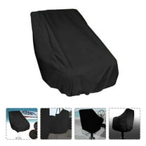 HAKIDZEL 1Set Boat Seat Cover Black 64.00X61.00X56.00Cm for Boat Owners